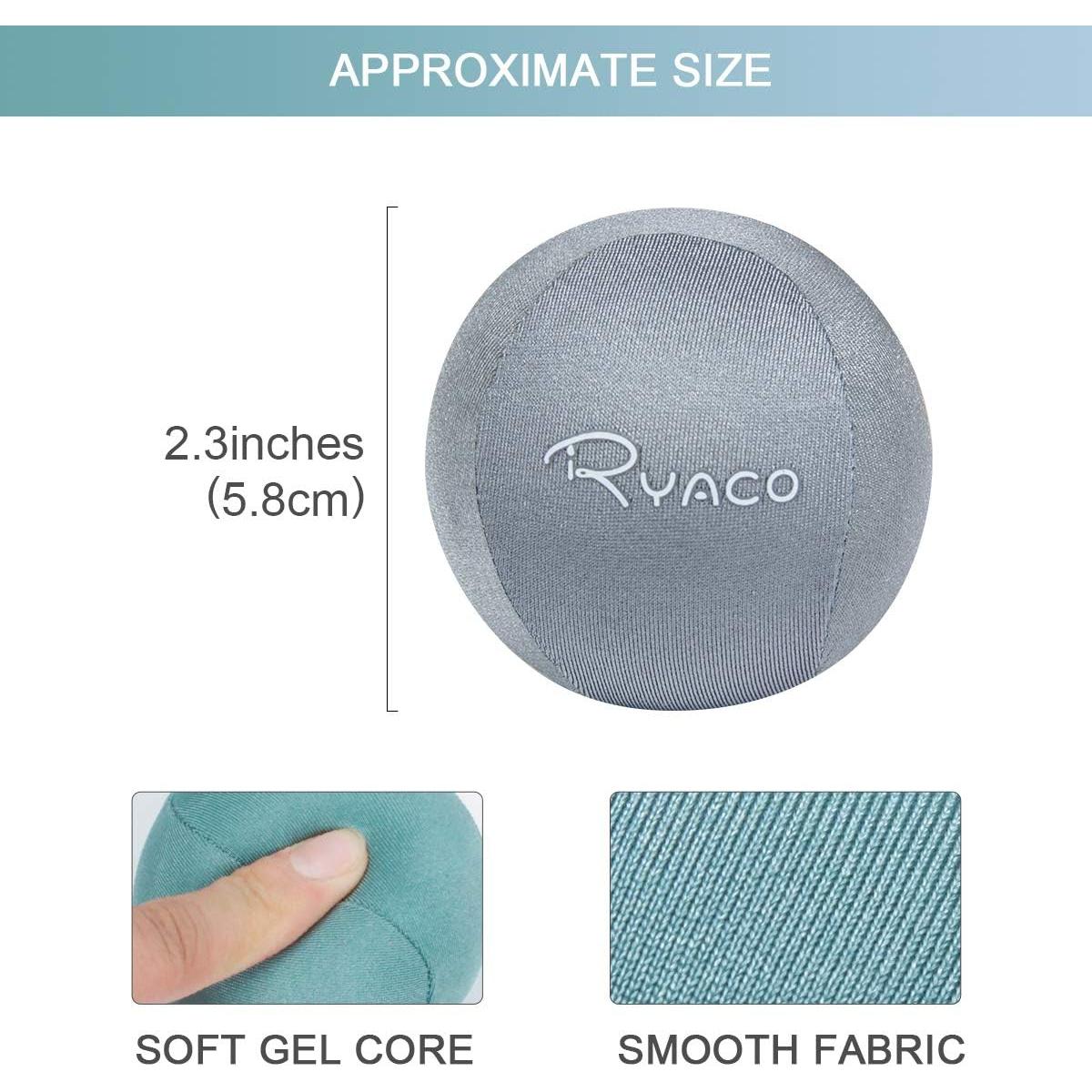 Pelotas de Estrés Ryaco 2 Piezas Gel 5.8 cm Alivio Ansiedad