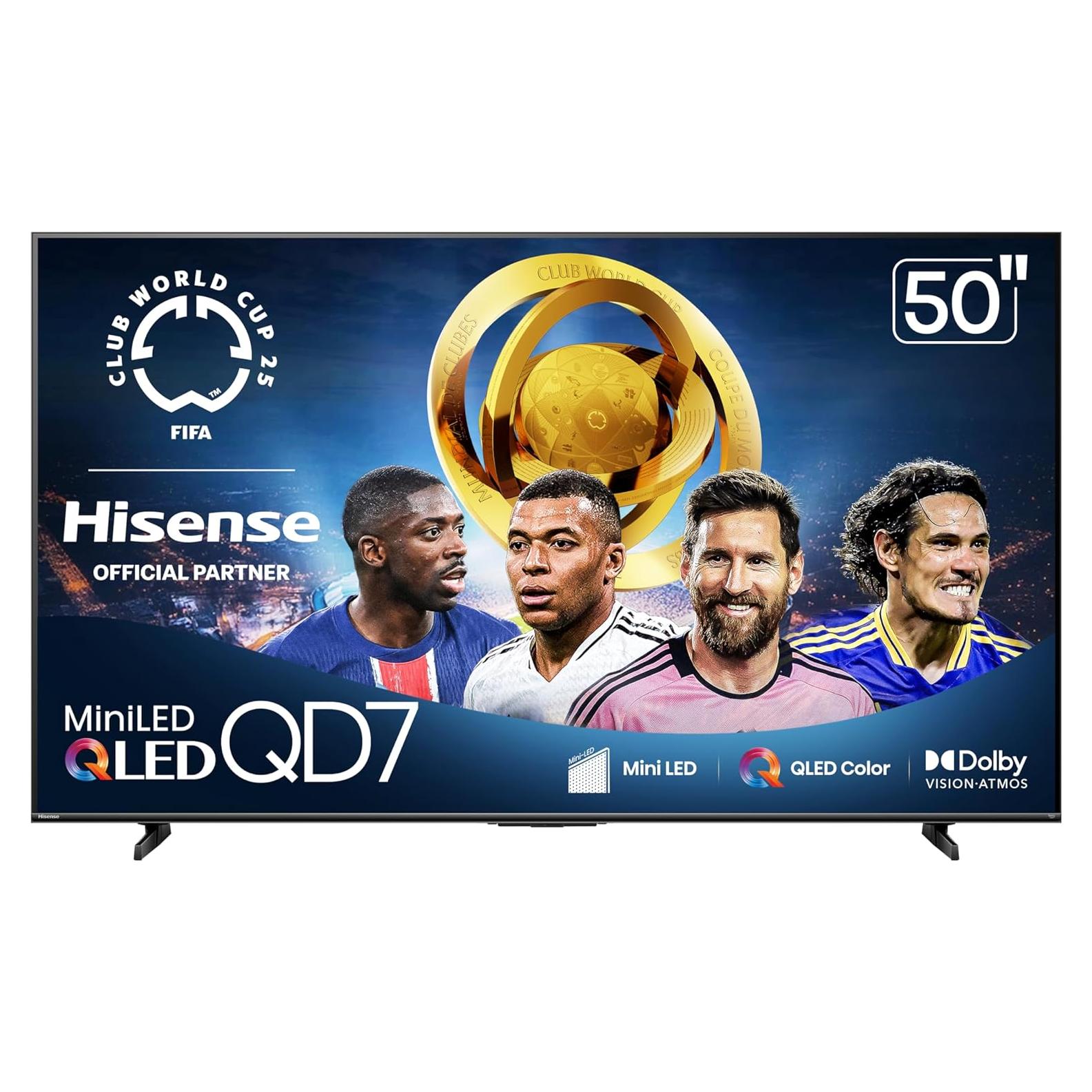 Televisor Hisense 50" Mini-LED 4K UHD Smart Fire TV Negro