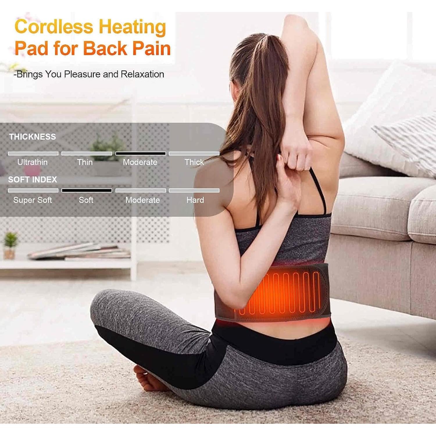 Cinturón Calentado Inalámbrico FEETMOR para Espalda y Abdomen