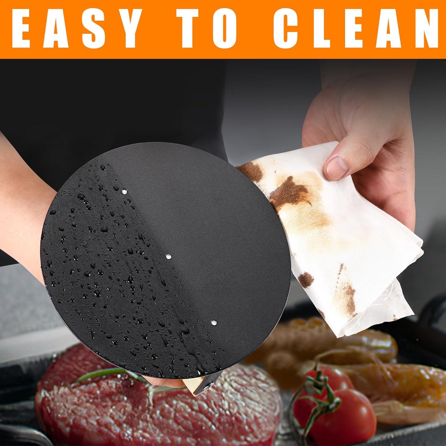 Prensa de Hamburguesa Bodkar 15cm con Mango de Madera