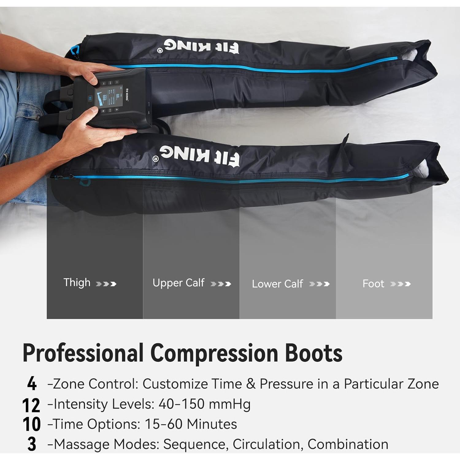 Botas de Compresión FIT KING FT-091A Medianas para Recuperación