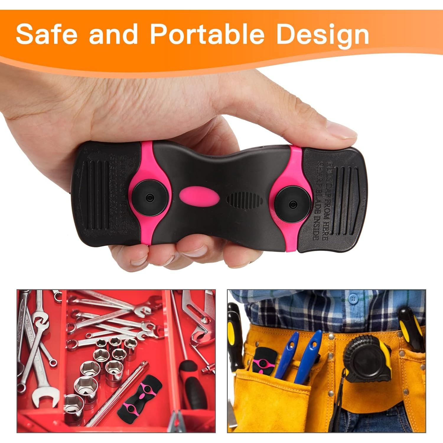 Raspador de limpieza 2 en 1 Viadom con 20 cuchillas - Rosa