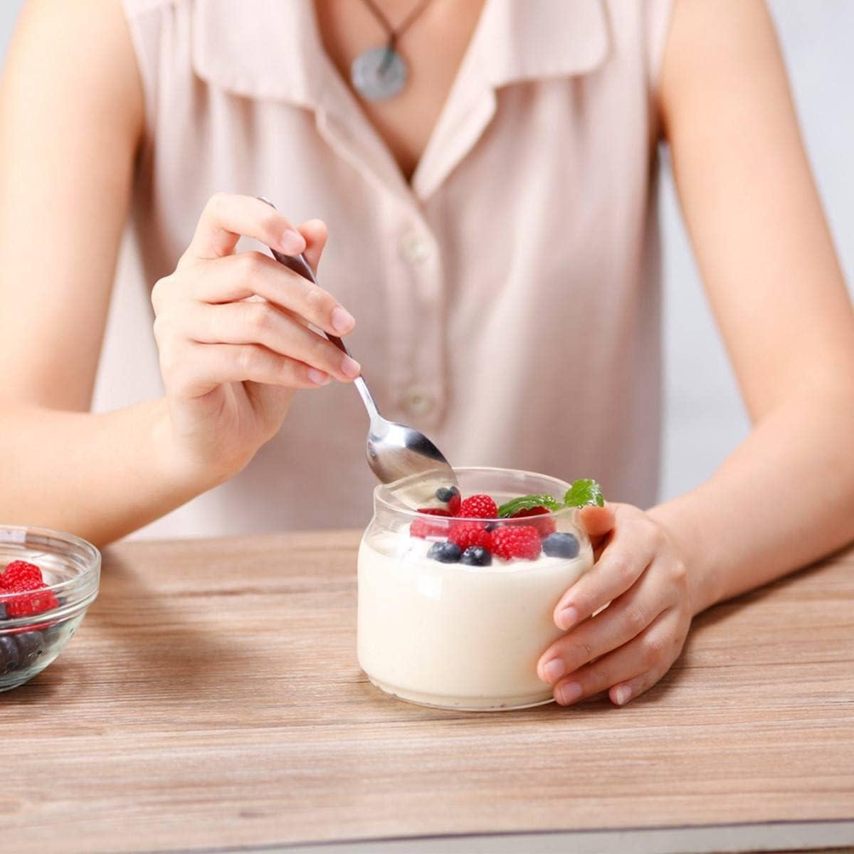 Tarro de vidrio Bear 1L con tapa para yogur y conservas