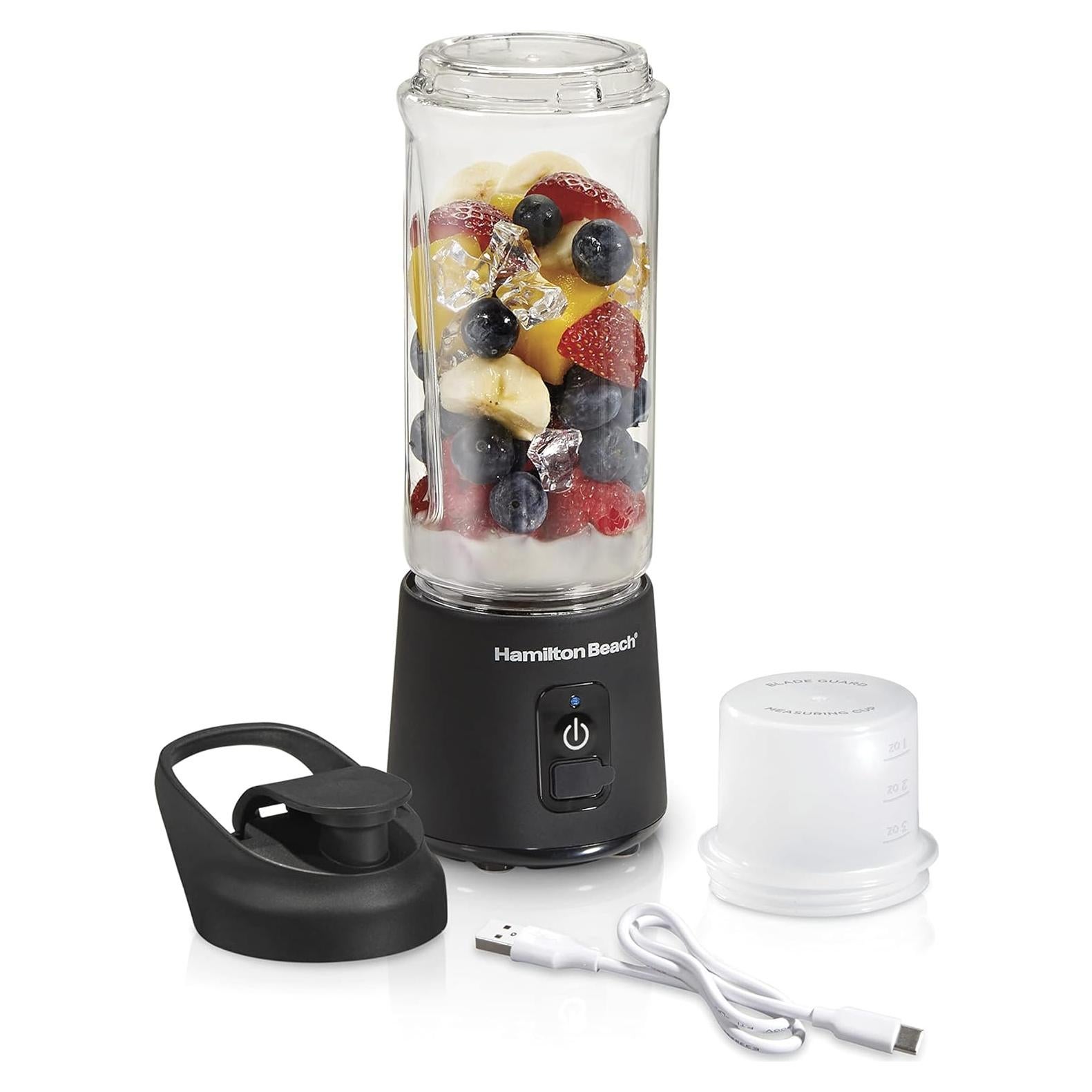 Mezclador Personal Portátil Hamilton Beach 16 oz Recargable USB