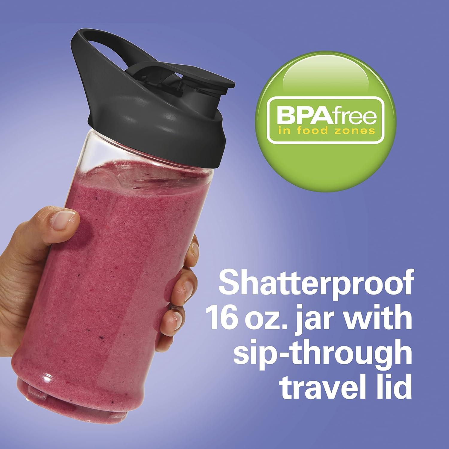 Mezclador Personal Portátil Hamilton Beach 16 oz Recargable USB