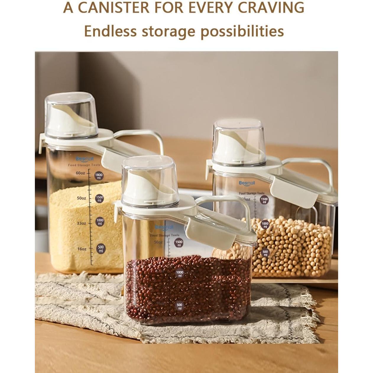 Contenedor Hermético de Alimentos Besmall 1.6L con Boquilla