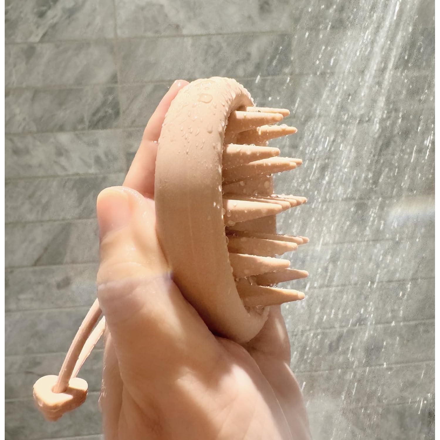 Cepillo Masajeador de Cuero Cabelludo Joyal Beauty Rosa