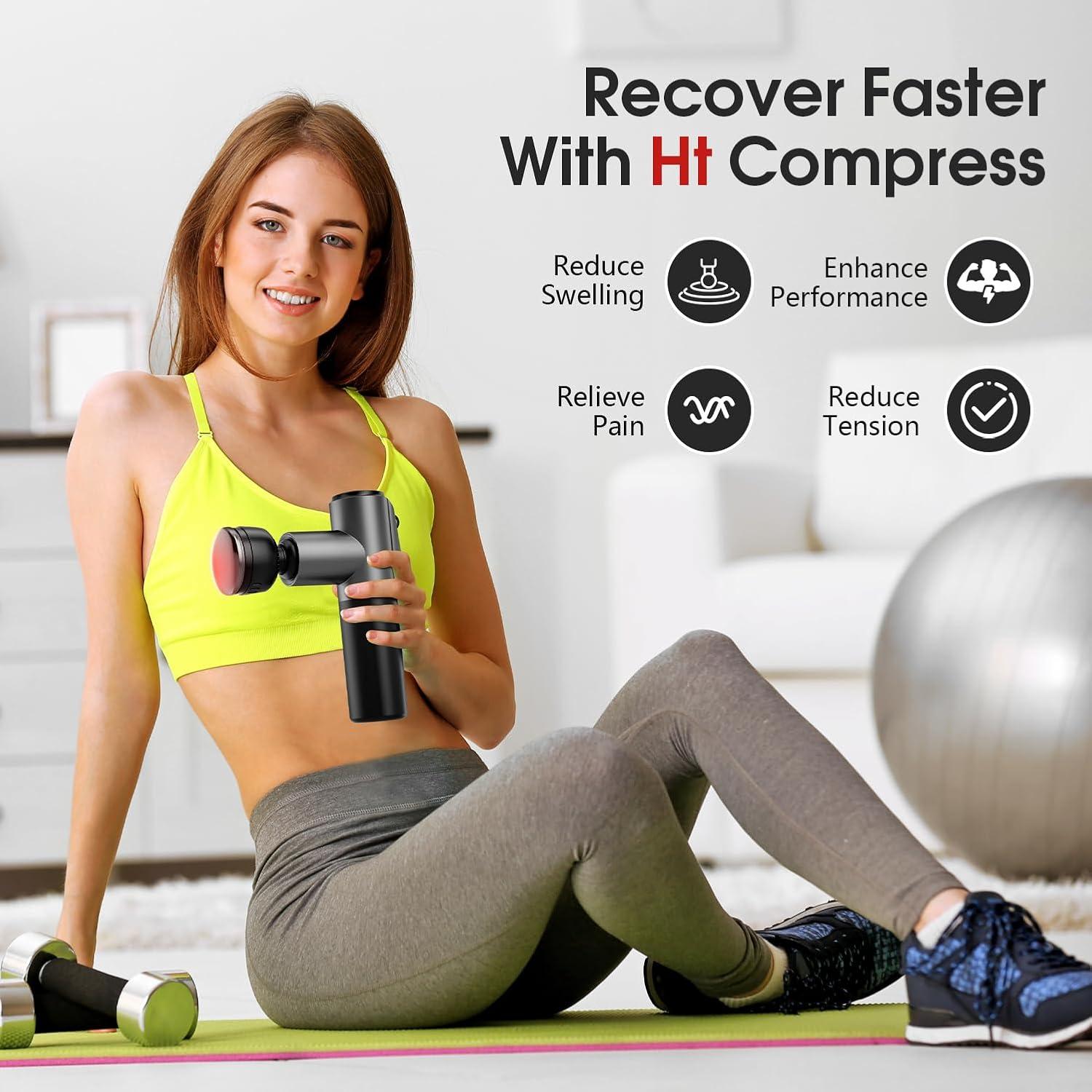 Pistola de Masaje AERLANG M01 con Calor y Frío 5 Velocidades