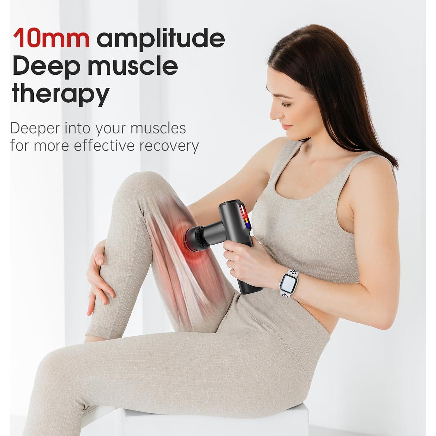 Pistola de Masaje AERLANG M01 con Calor y Frío 5 Velocidades