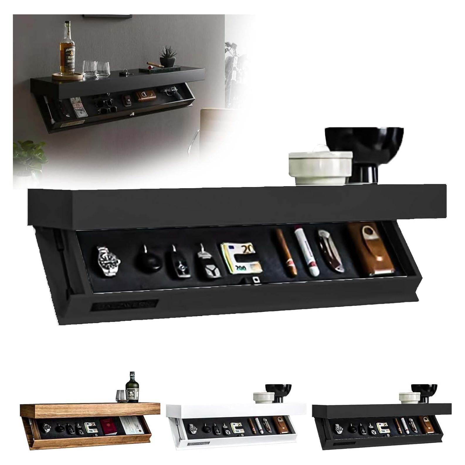 Estante Flotante Kaleluv CXSF115 con Compartimento Secreto