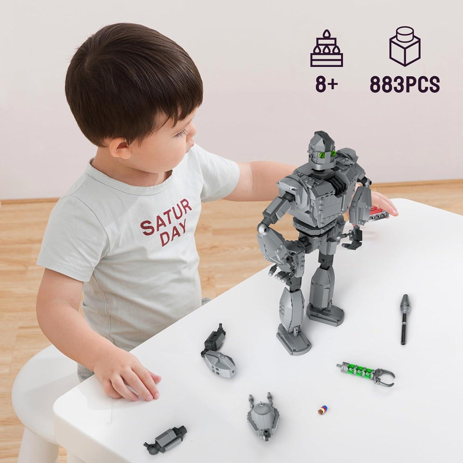 Juego de Construcción Robot de Hierro VONADO 883PCS 34cm