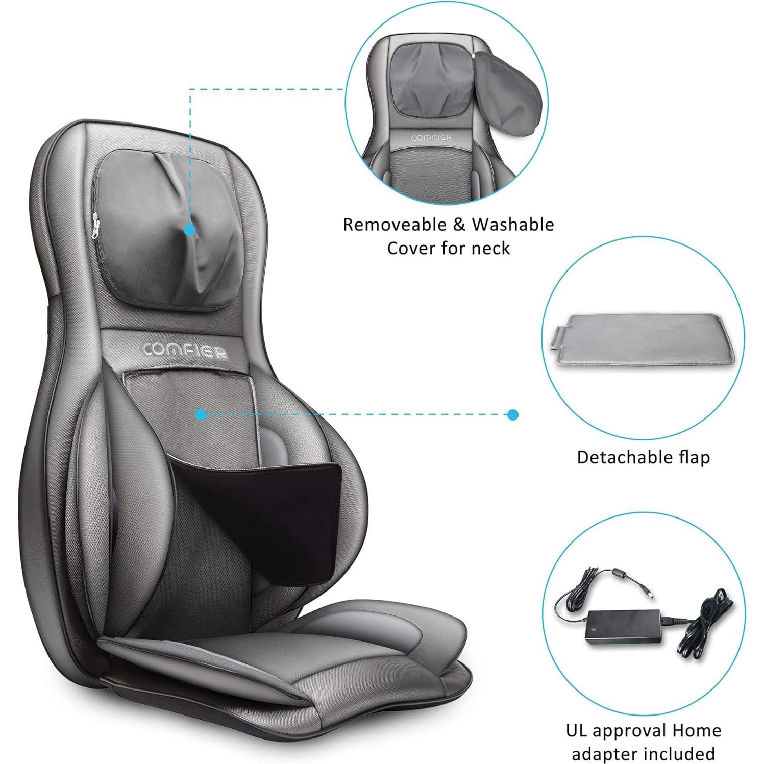 Silla Masajeadora COMFIER CF-2307A con Calor y Shiatsu