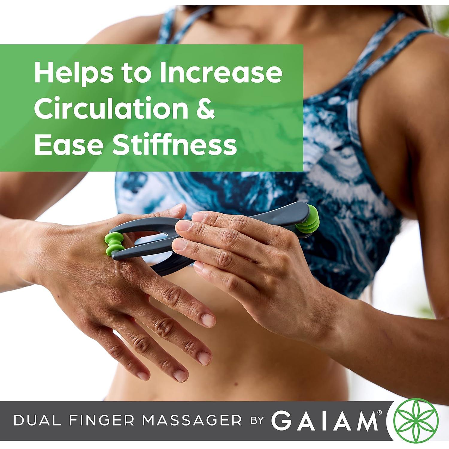 Masajeador de Dedos Doble Cara Gaiam - Alivio Artritis