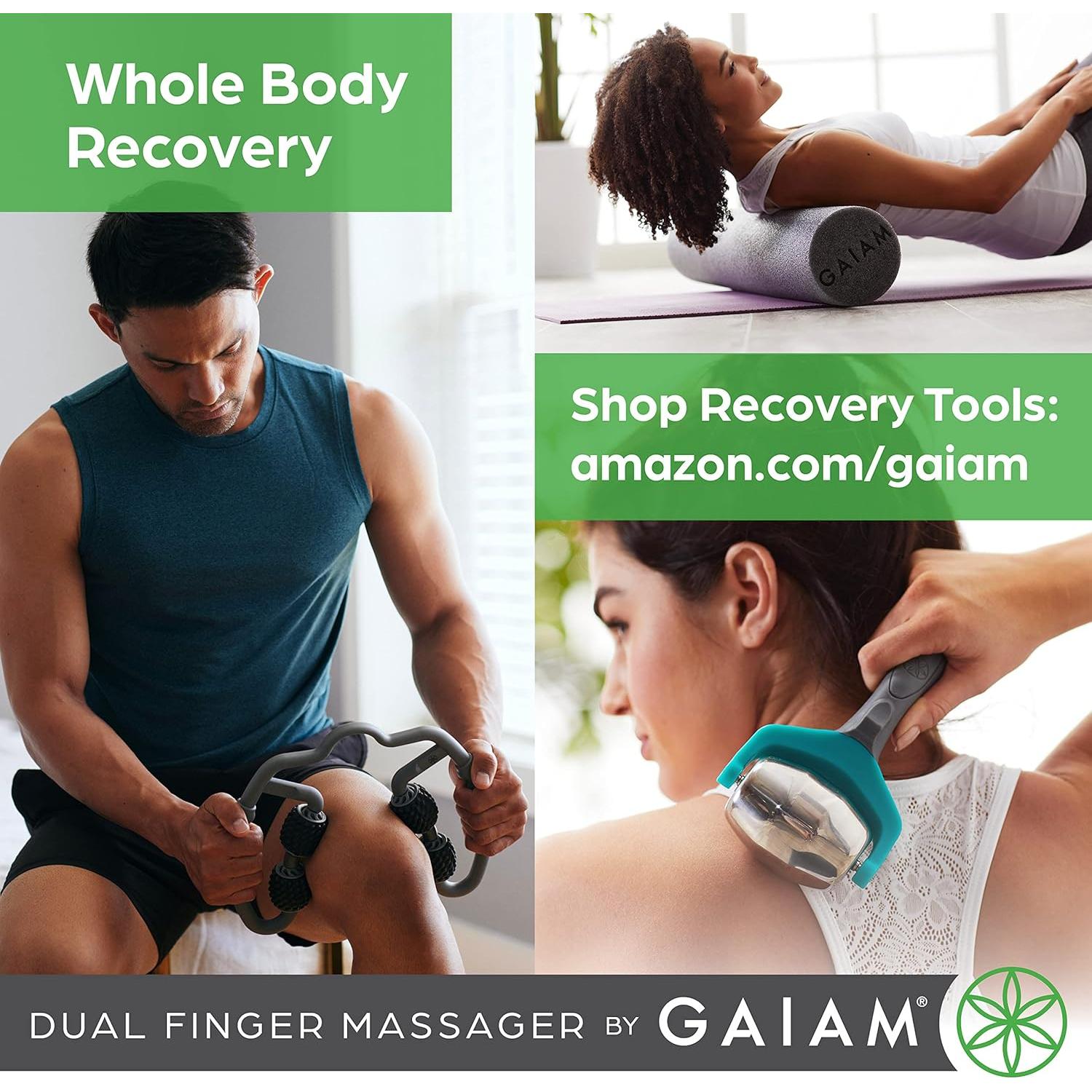 Masajeador de Dedos Doble Cara Gaiam - Alivio Artritis