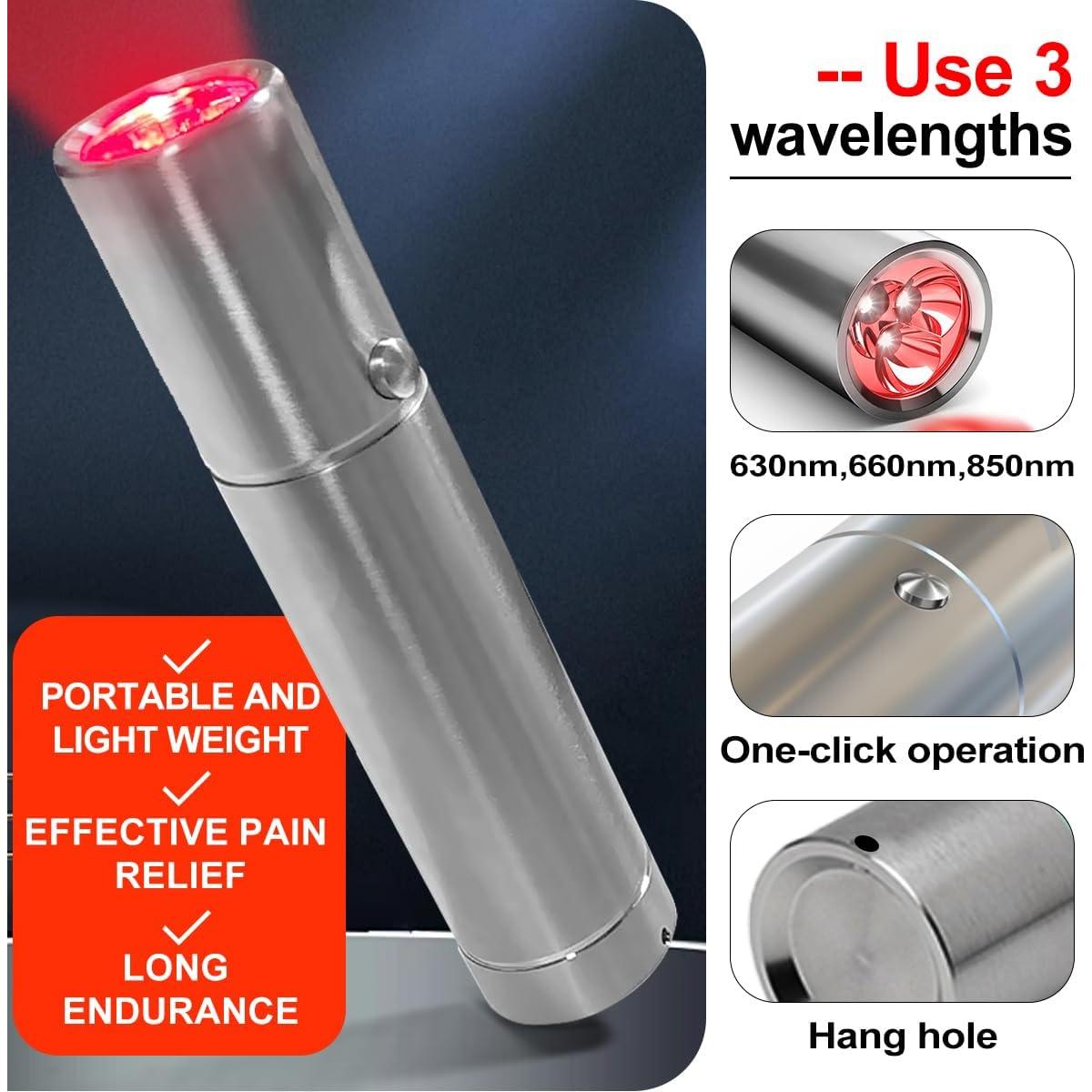 Varita de Terapia de Luz Roja Litecare 630nm 660nm 850nm