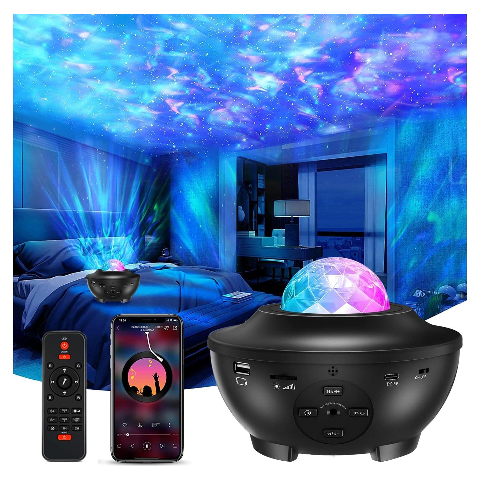 Proyector de Estrellas Elec3 con Bluetooth y Control Remoto