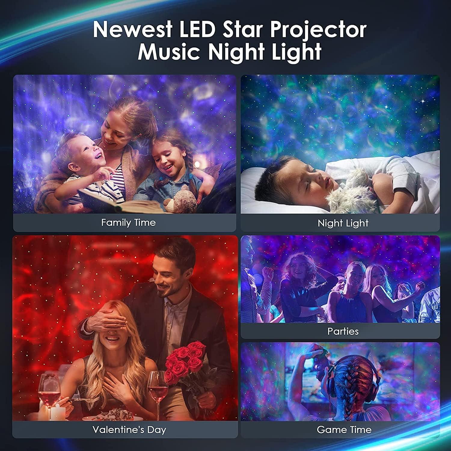 Proyector de Estrellas Elec3 con Bluetooth y Control Remoto