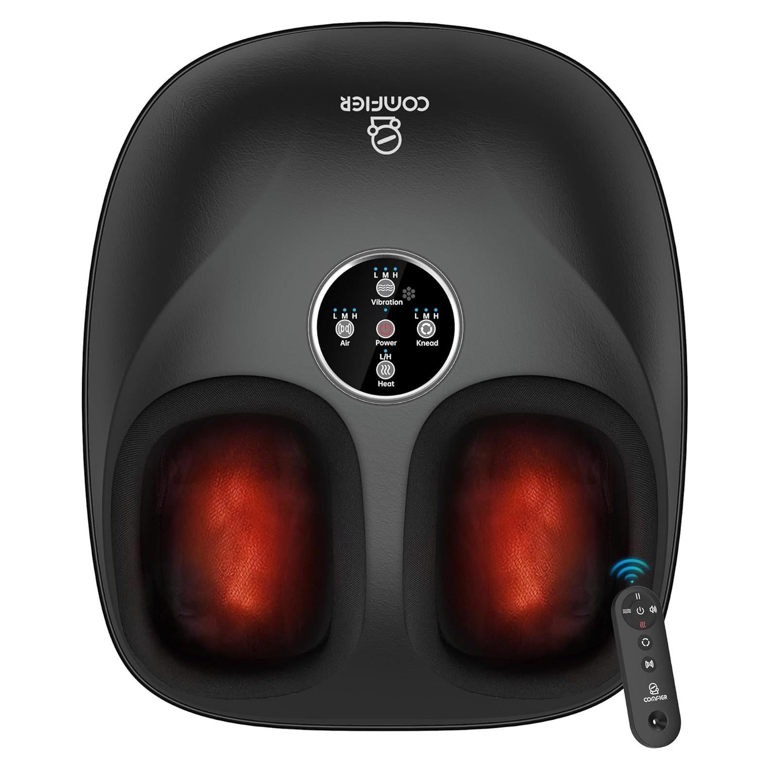 Masajeador de Pies COMFIER CF-5003RC con Calor y Control Remoto