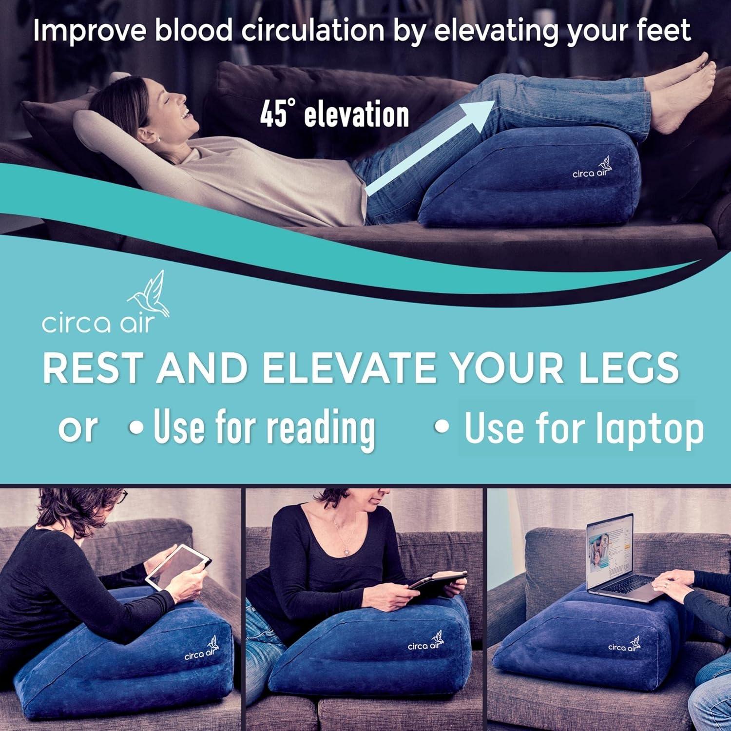 Cojín Inflable Circa Air para Elevación de Piernas 61x53x23 cm