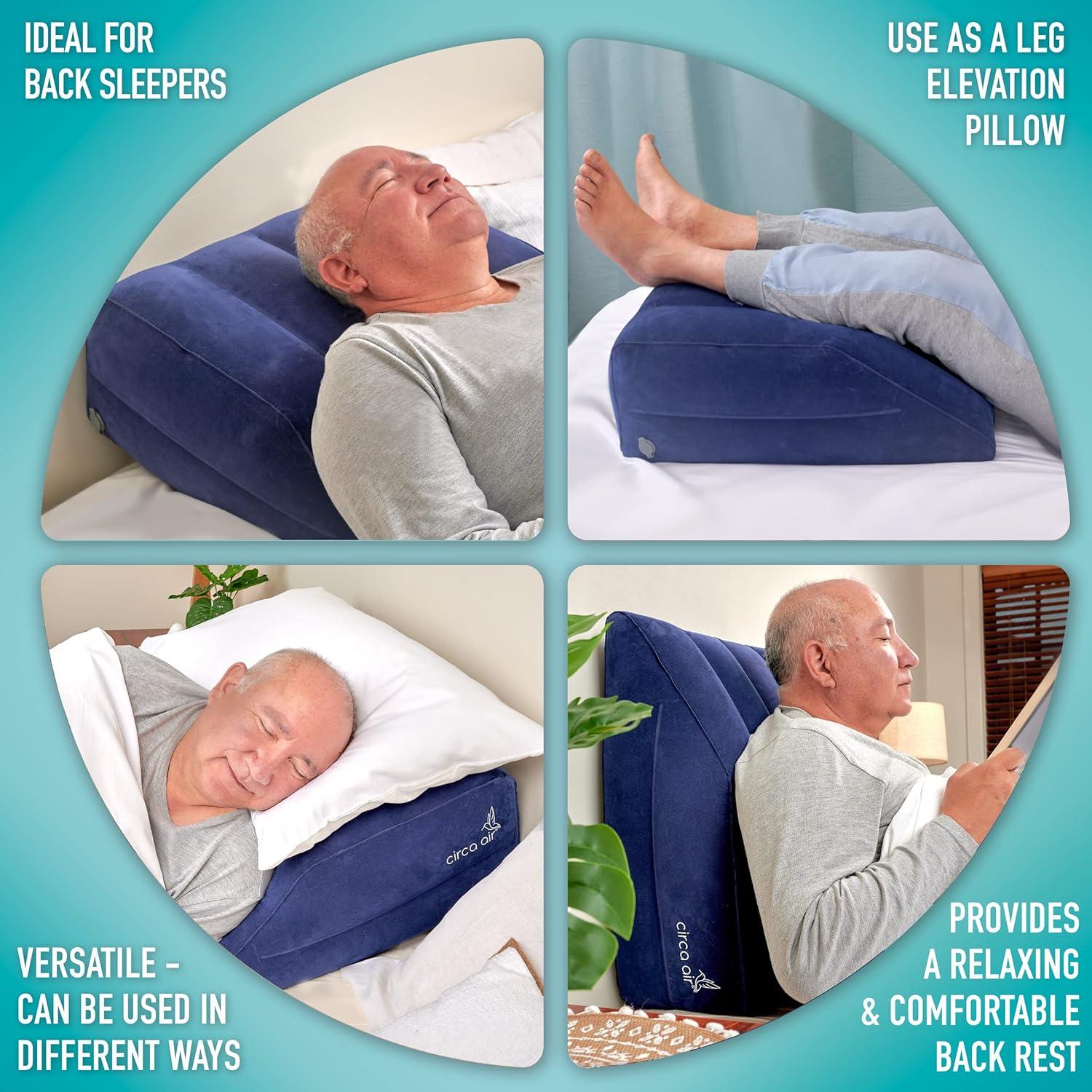 Cojín Inflable Circa Air para Elevación de Piernas 61x53x23 cm