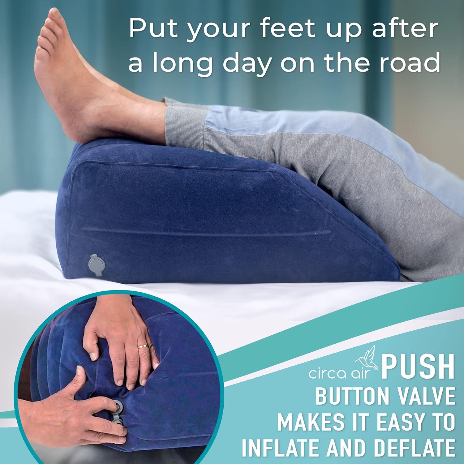 Cojín Inflable Circa Air para Elevación de Piernas 61x53x23 cm