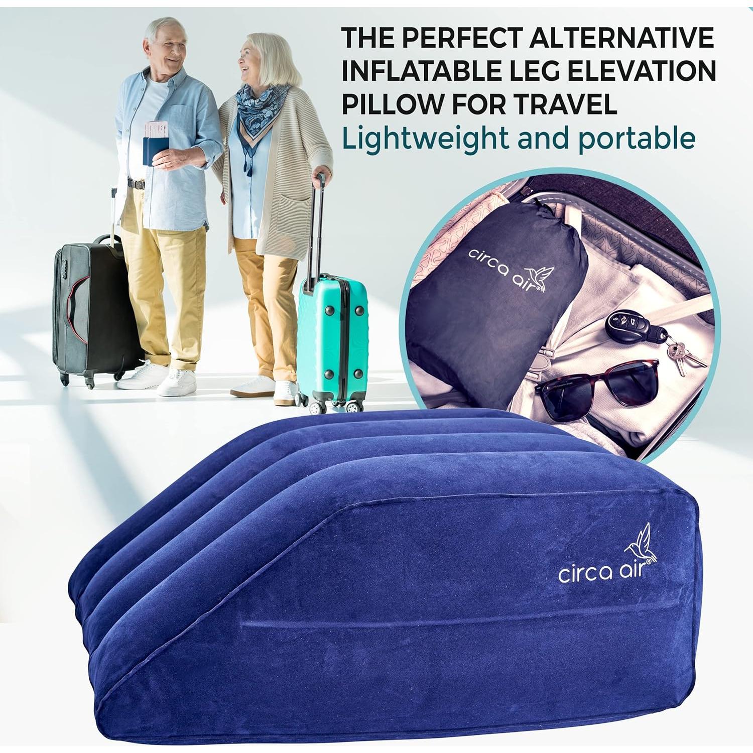 Cojín Inflable Circa Air para Elevación de Piernas 61x53x23 cm