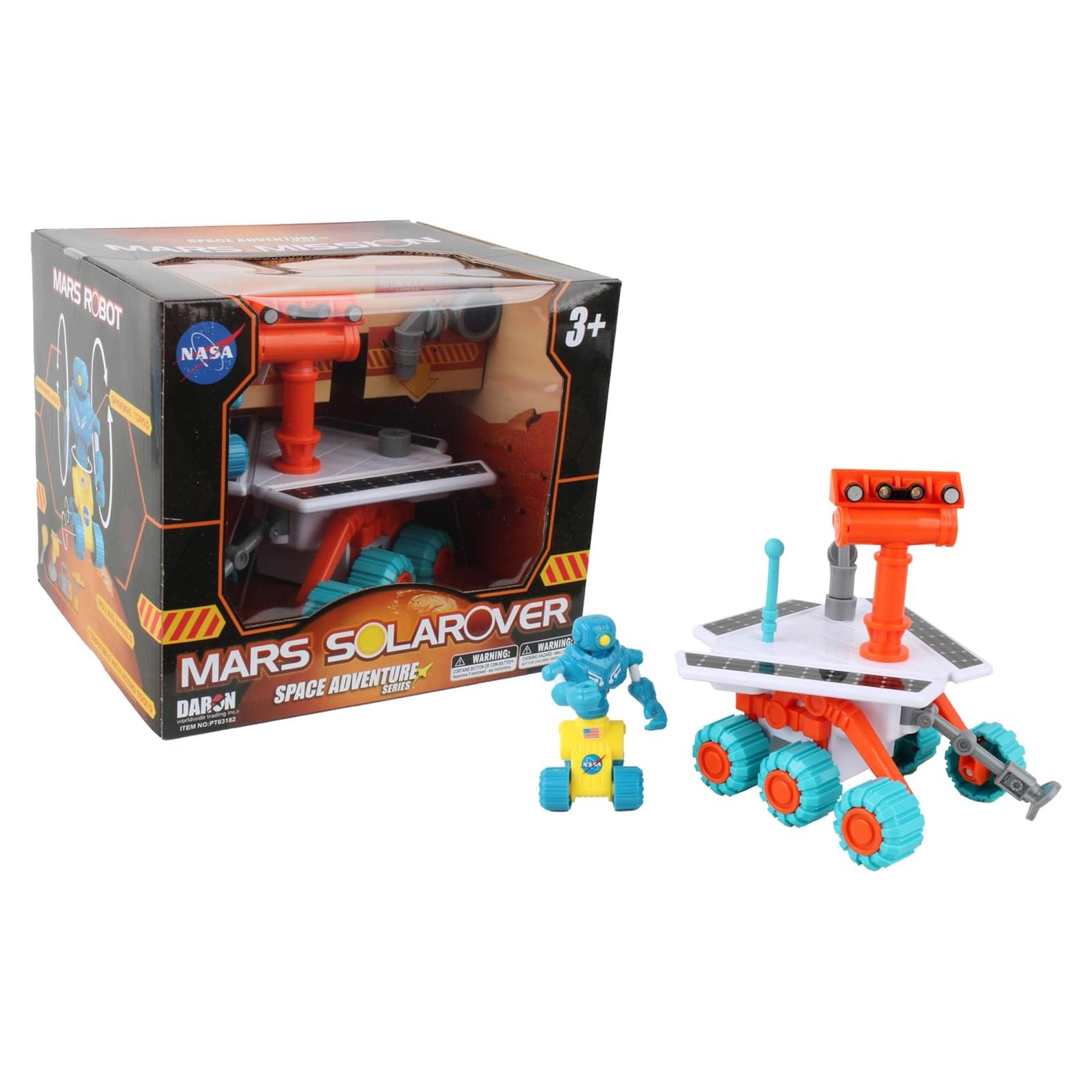 Robot Solarover Daron Misión Marte PT63182 15cm LED