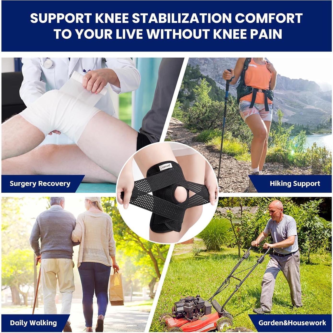 Férula de Rodilla JOMVD Ajustable para Desgarro de Menisco