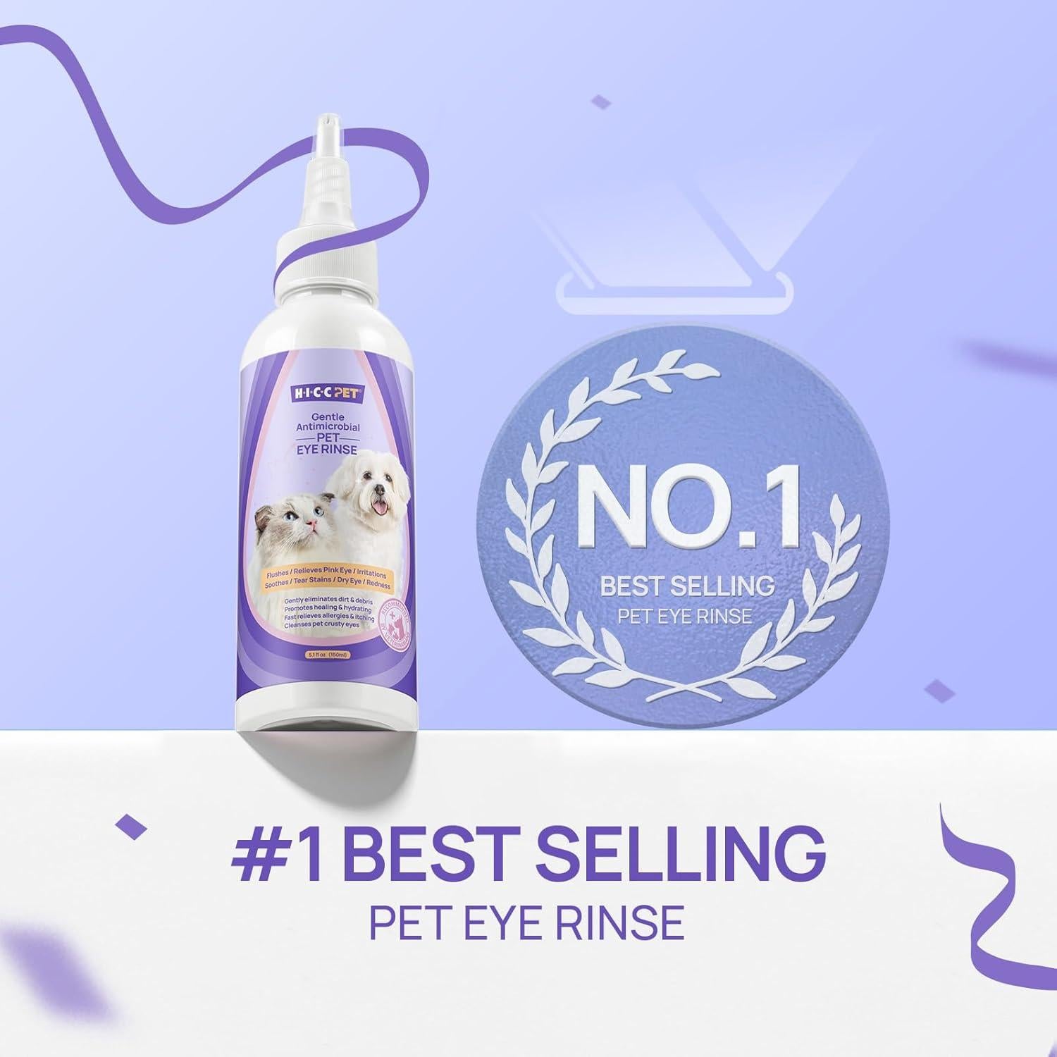 Gotas para los Ojos HICC PET 150 ml - Alivio Infecciones Oculares