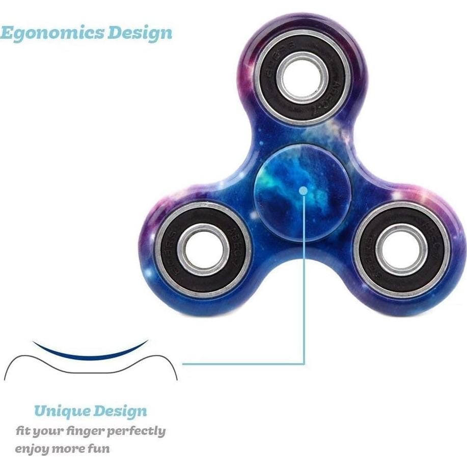 SCIONE Paquete de 12 Fidget Spinners para Niños y Adultos