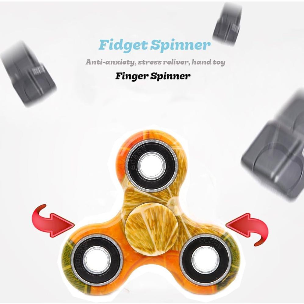SCIONE Paquete de 12 Fidget Spinners para Niños y Adultos