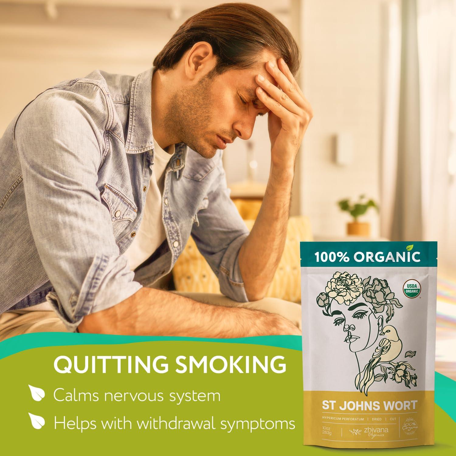 Té de Hierba de San Juan Orgánico USDA 283.5 g - Zhivana Organics