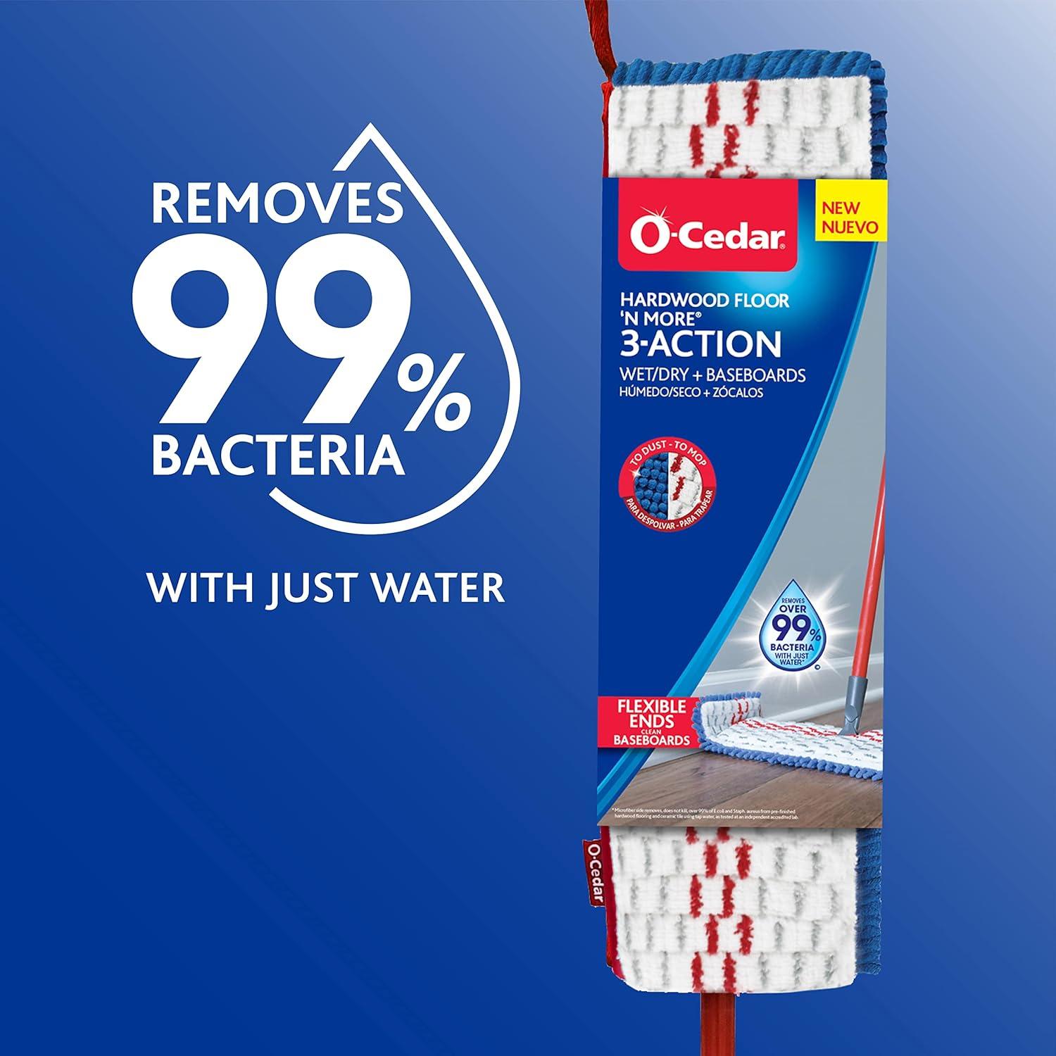 Mopa O-Cedar Hardwood Floor 'N More 3-Action con Recarga