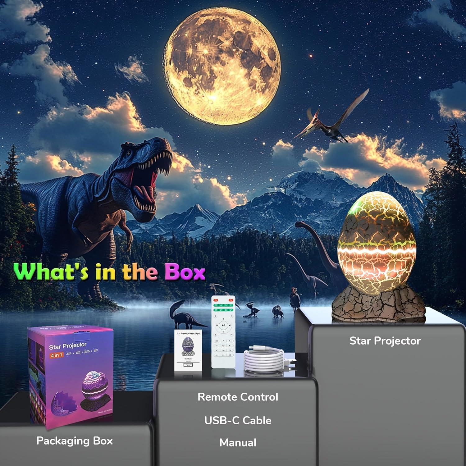 Proyector de Estrellas FlyEagle RS-KLD10B Luz Nocturna