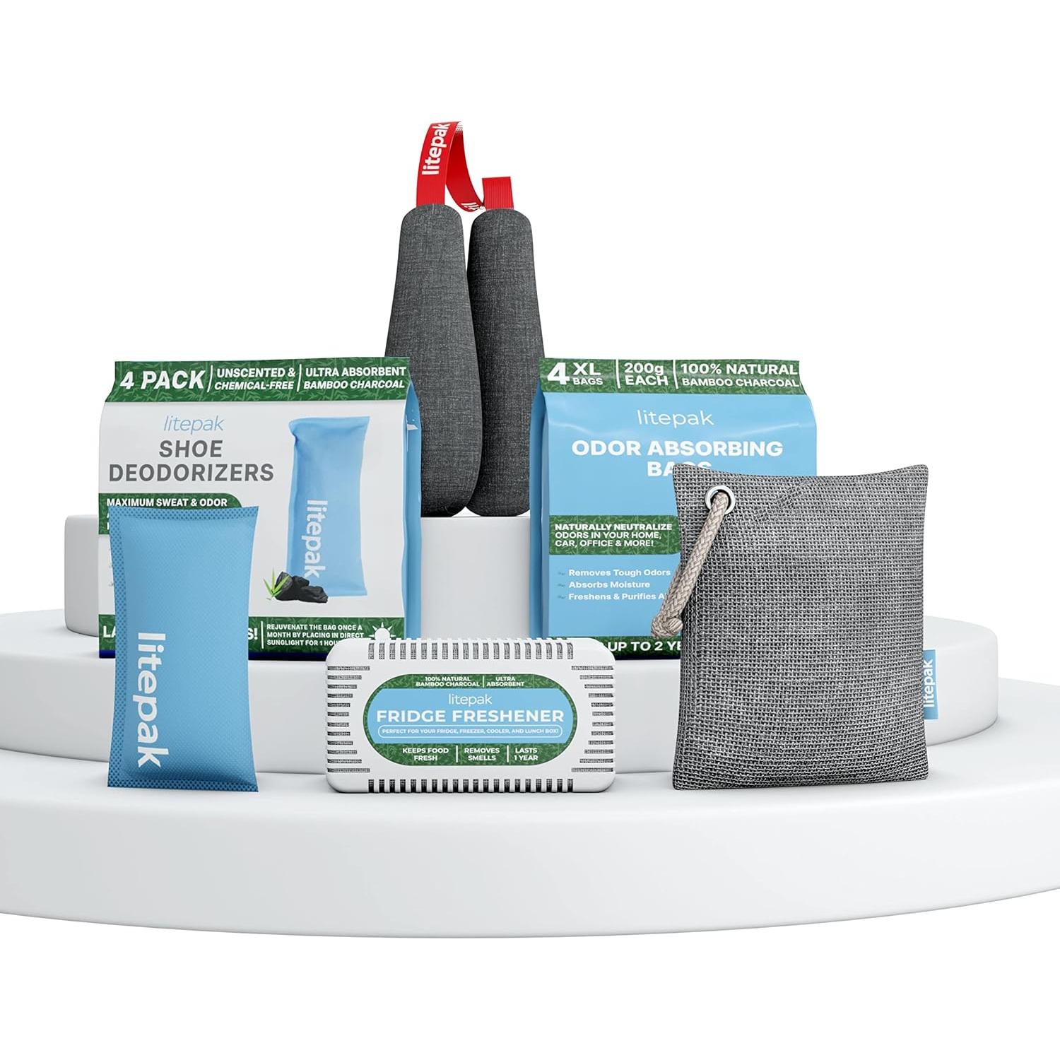 Desodorante y Eliminador de Olores Litepak - Carbón Activado 240g