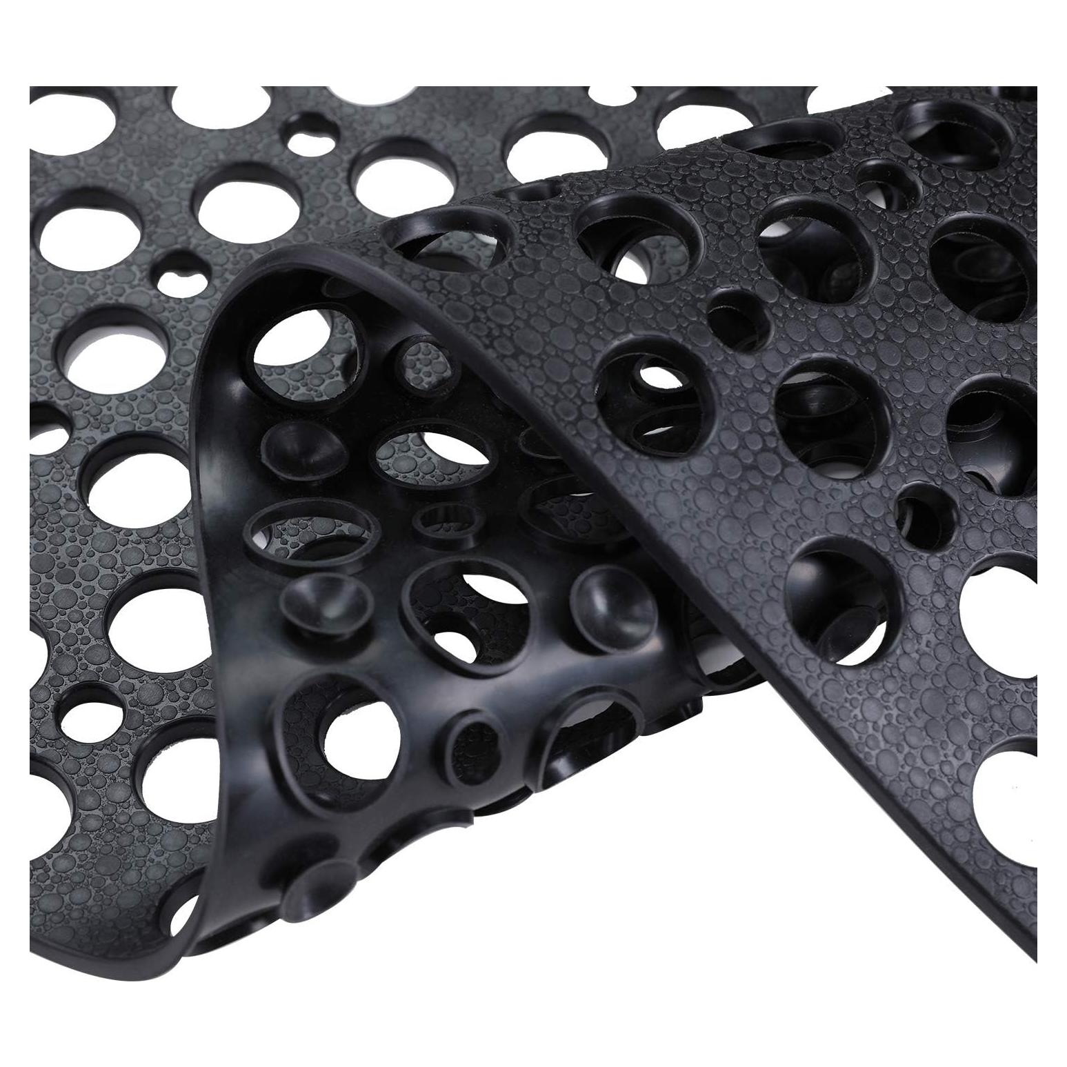 Alfombrilla de baño antideslizante Mantto 40x89 cm negra