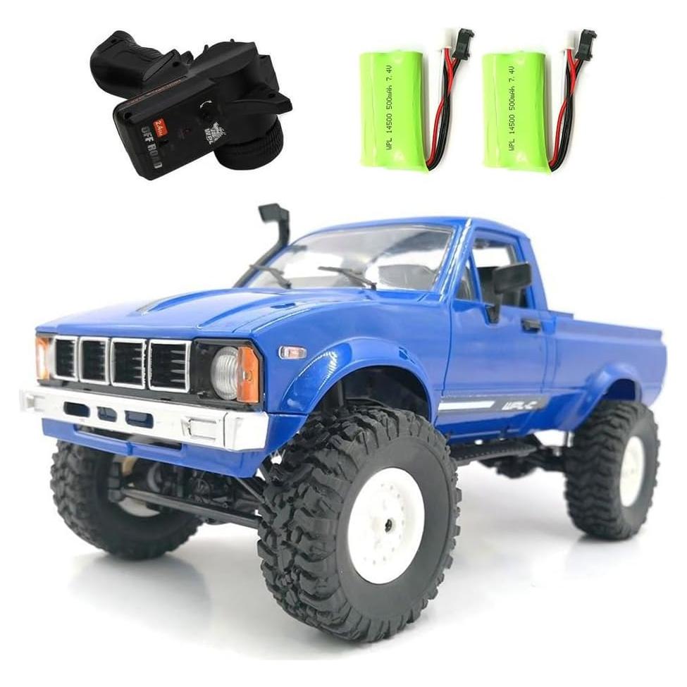 Camión RC WPL C24 4x4 Escala 1/16 Todo Terreno con Control Remoto