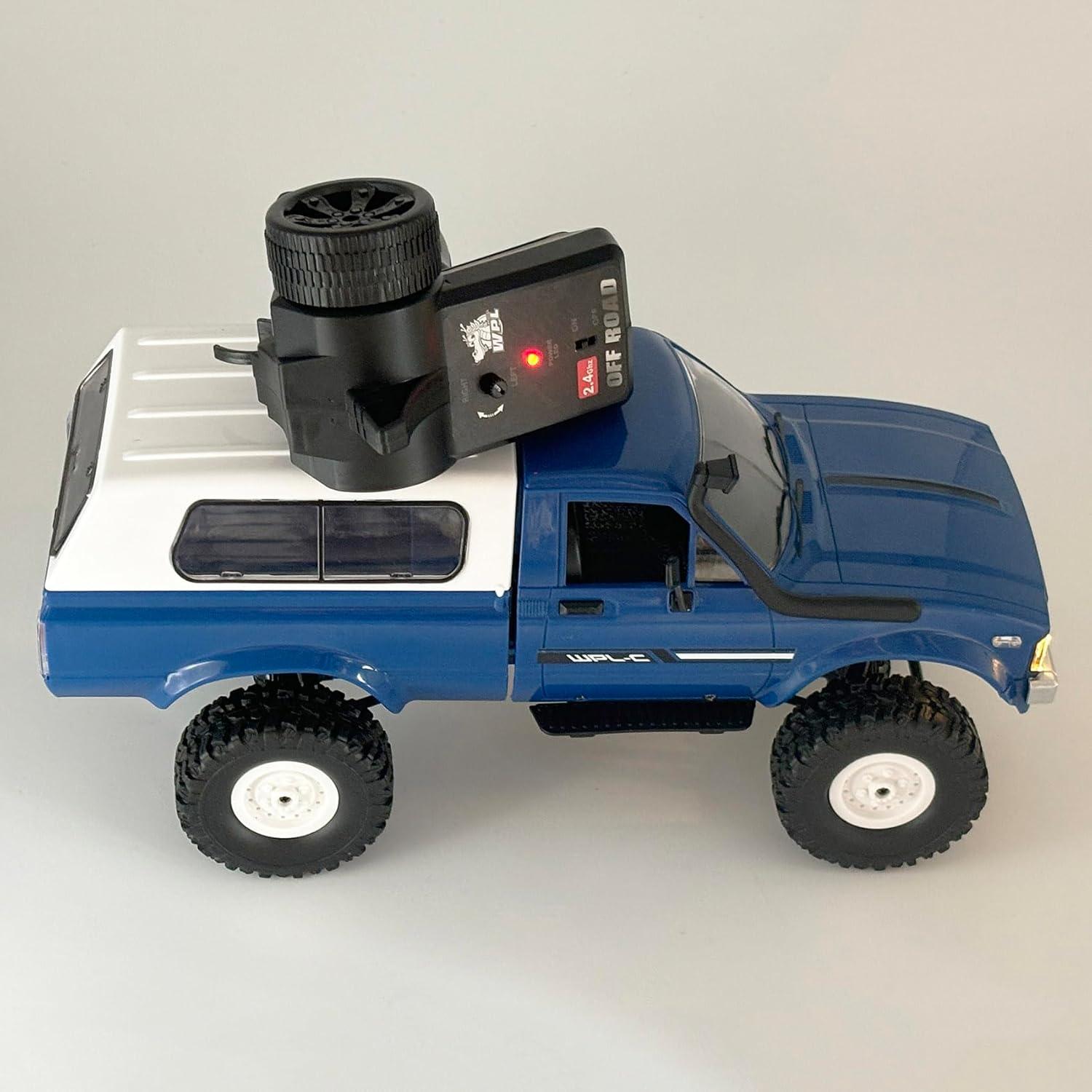 Camión RC WPL C24 4x4 Escala 1/16 Todo Terreno con Control Remoto