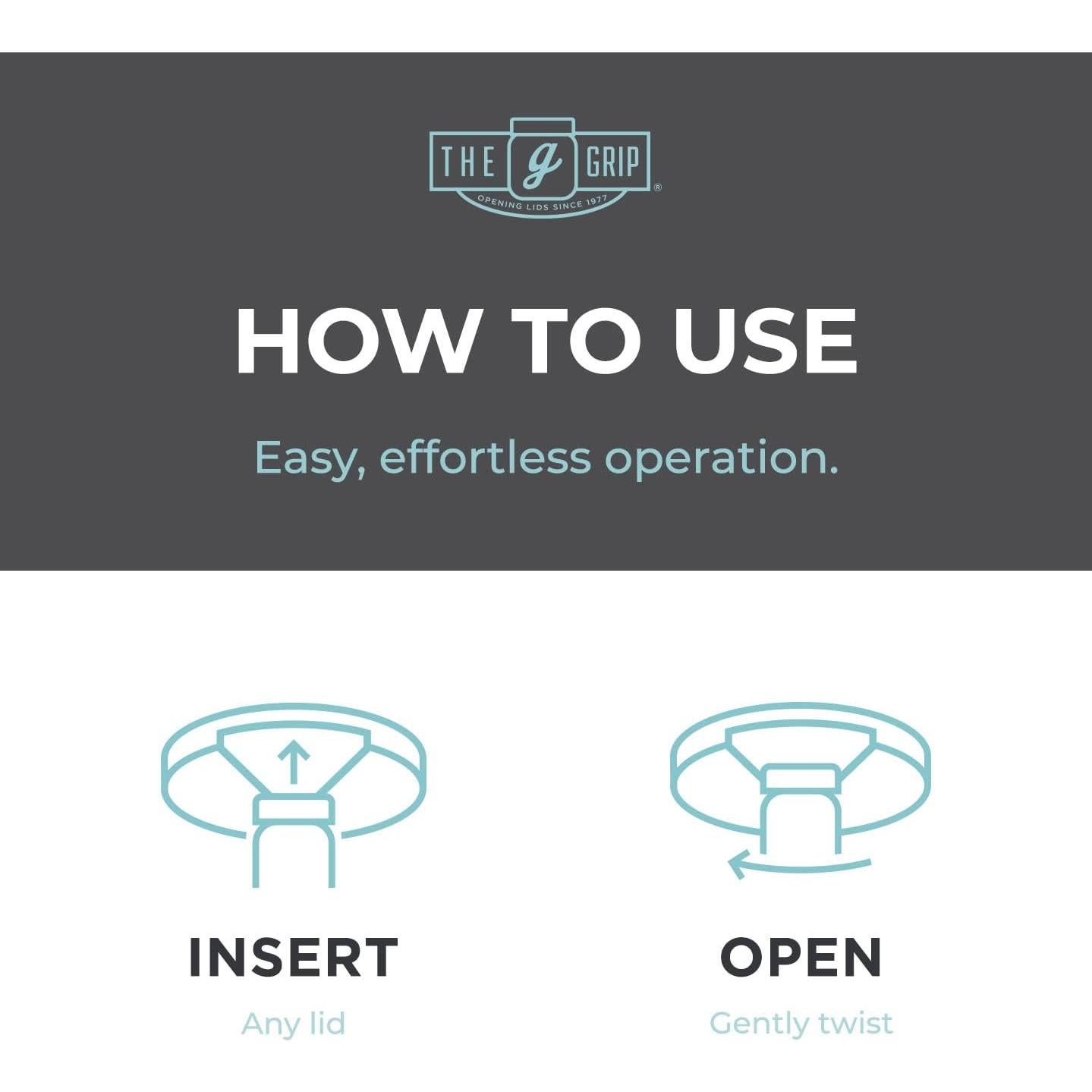 Abridor de Tarros Grip EL G GRIP - Fácil para Manos Débiles