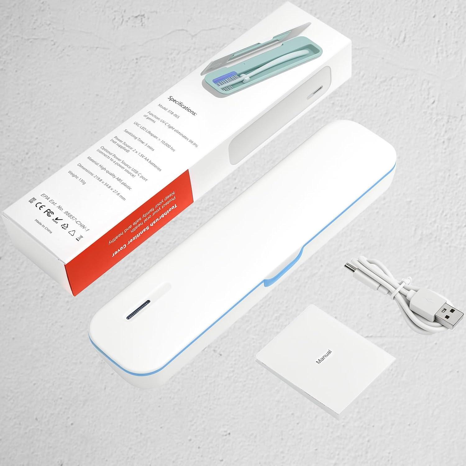 Desinfectante de Cepillos de Dientes UV RILIZER Estuche Portátil