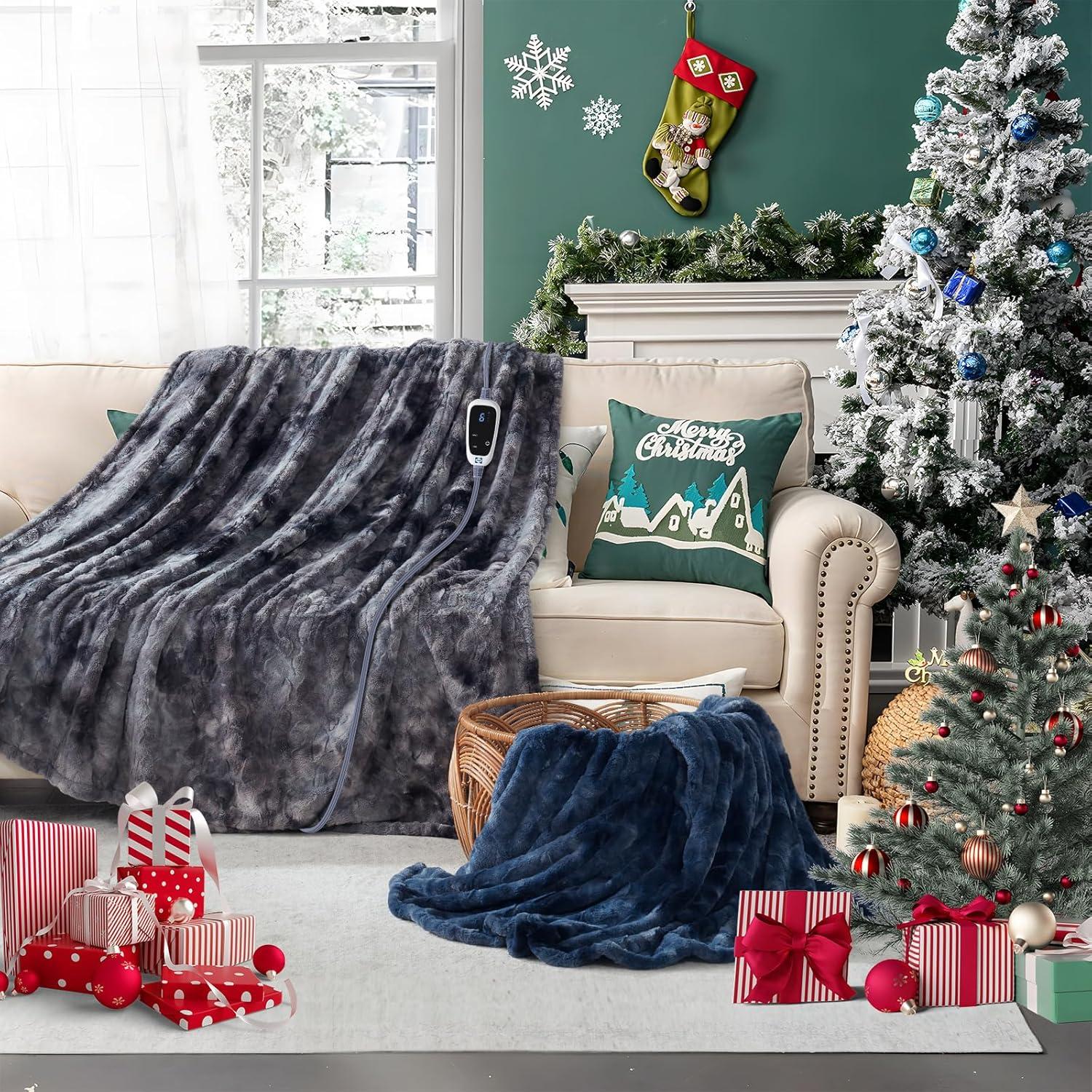 Manta Eléctrica Sealy 127x152 cm Piel Sintética 6 Niveles Calor