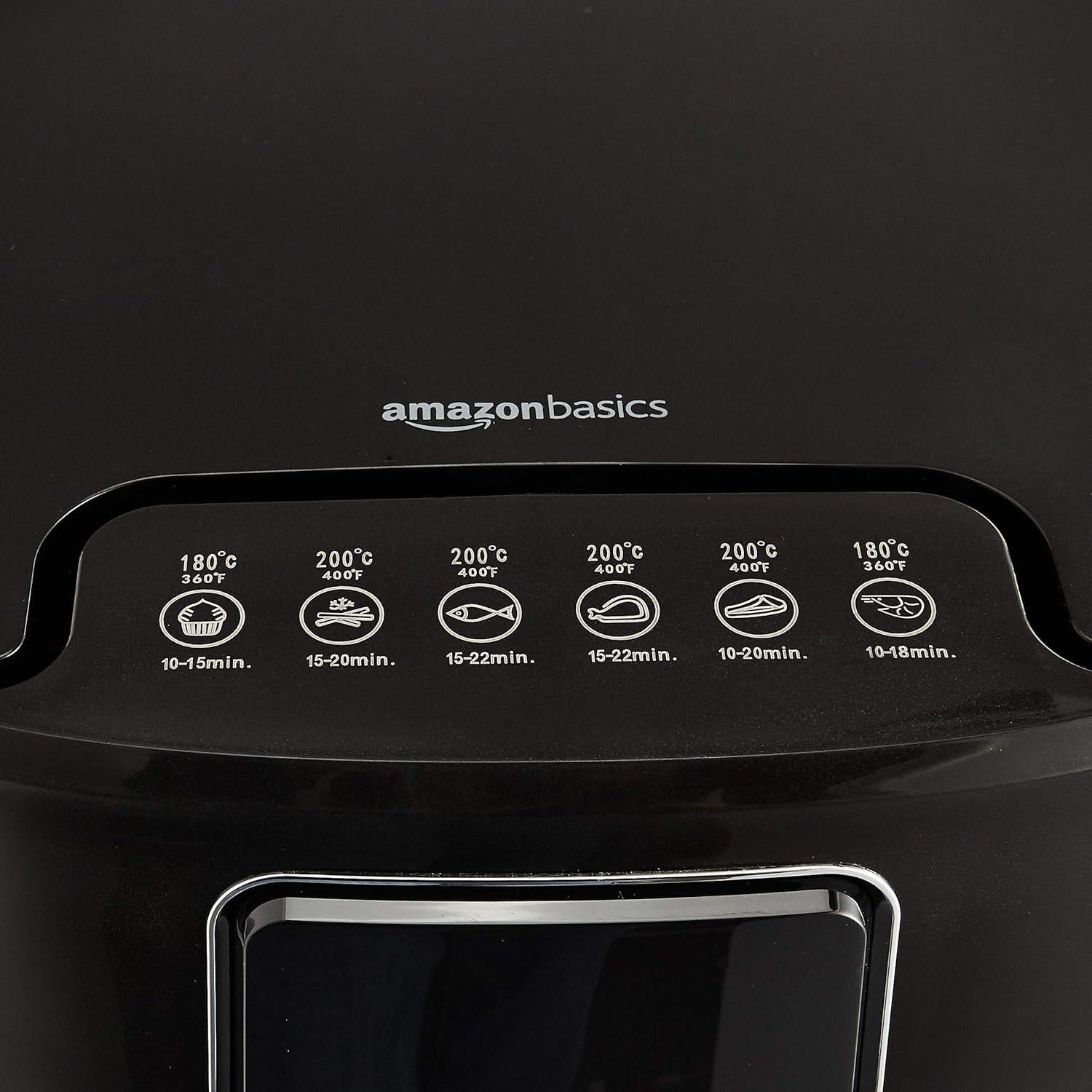 Freidora de Aire Amazon Basics 3.2L Digital 6 en 1 1400W