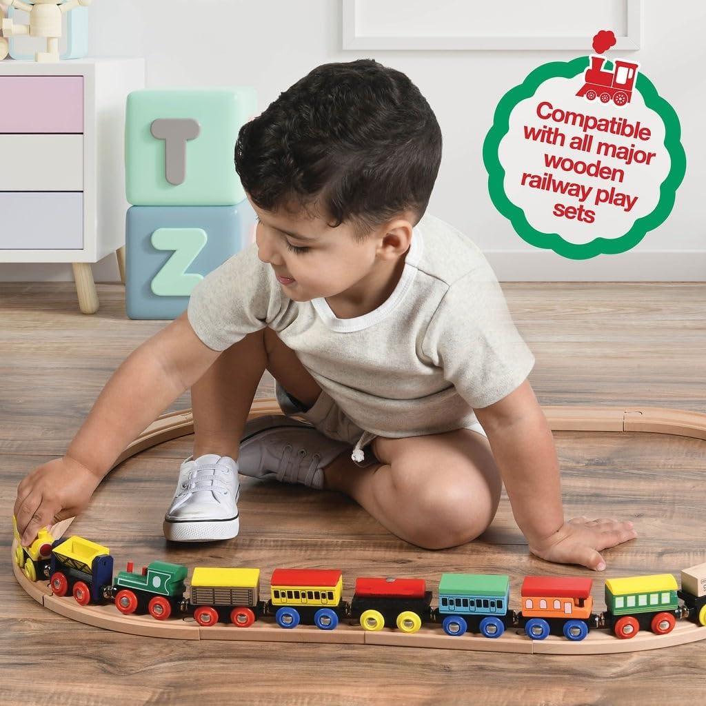 Juego de tren de madera 12 PCS - Play22 - Magnético educativo