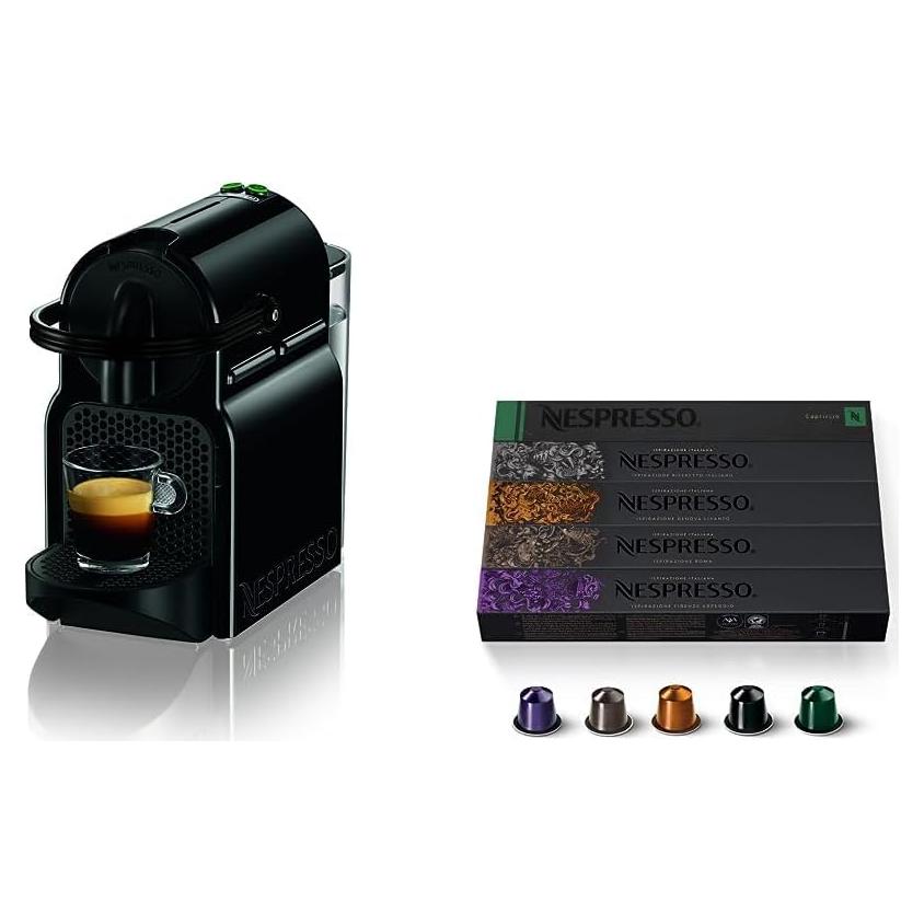 Cafetera Espresso Automática Nespresso Inissia Negra