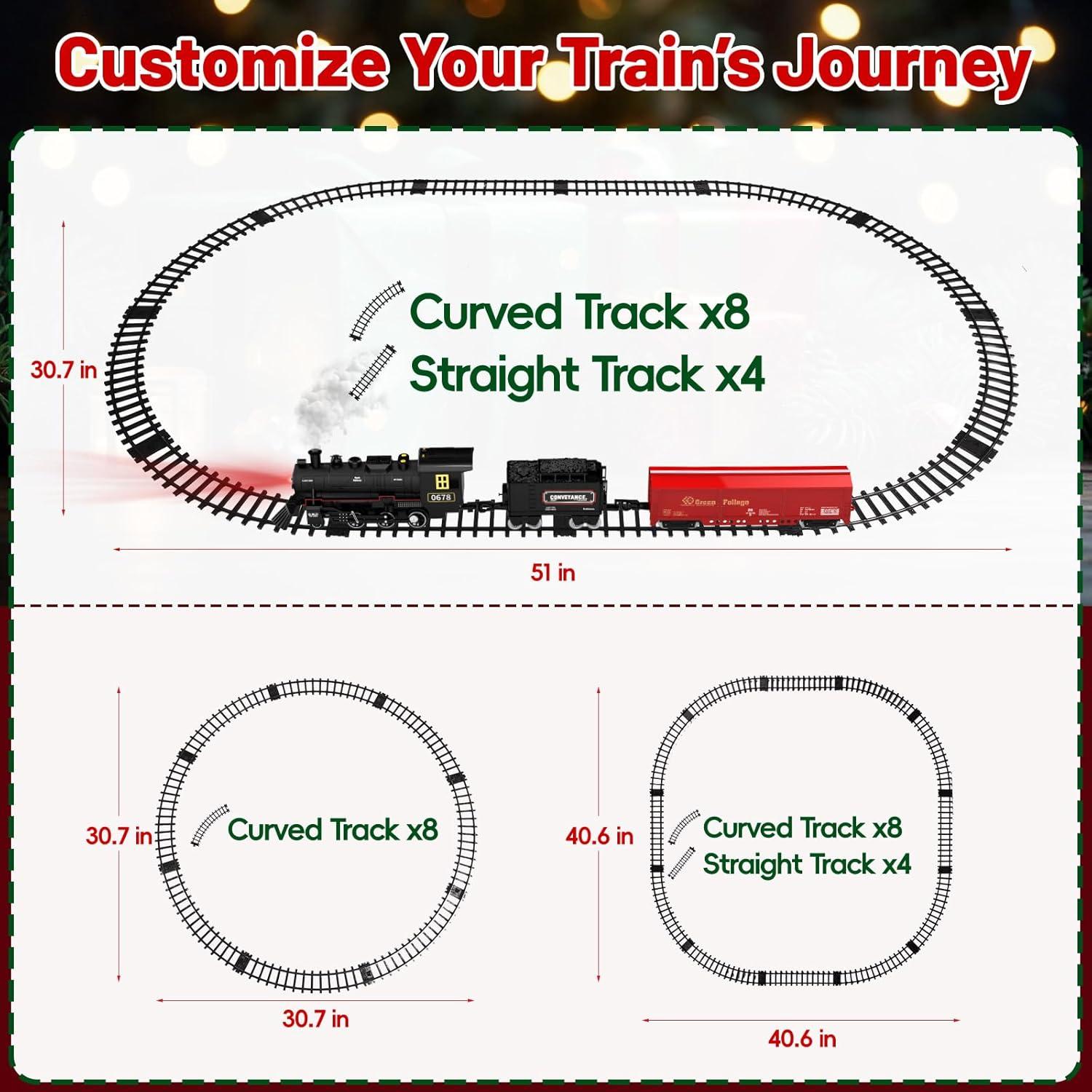 Juego de tren eléctrico MindPal con luces y sonido 0.92kg