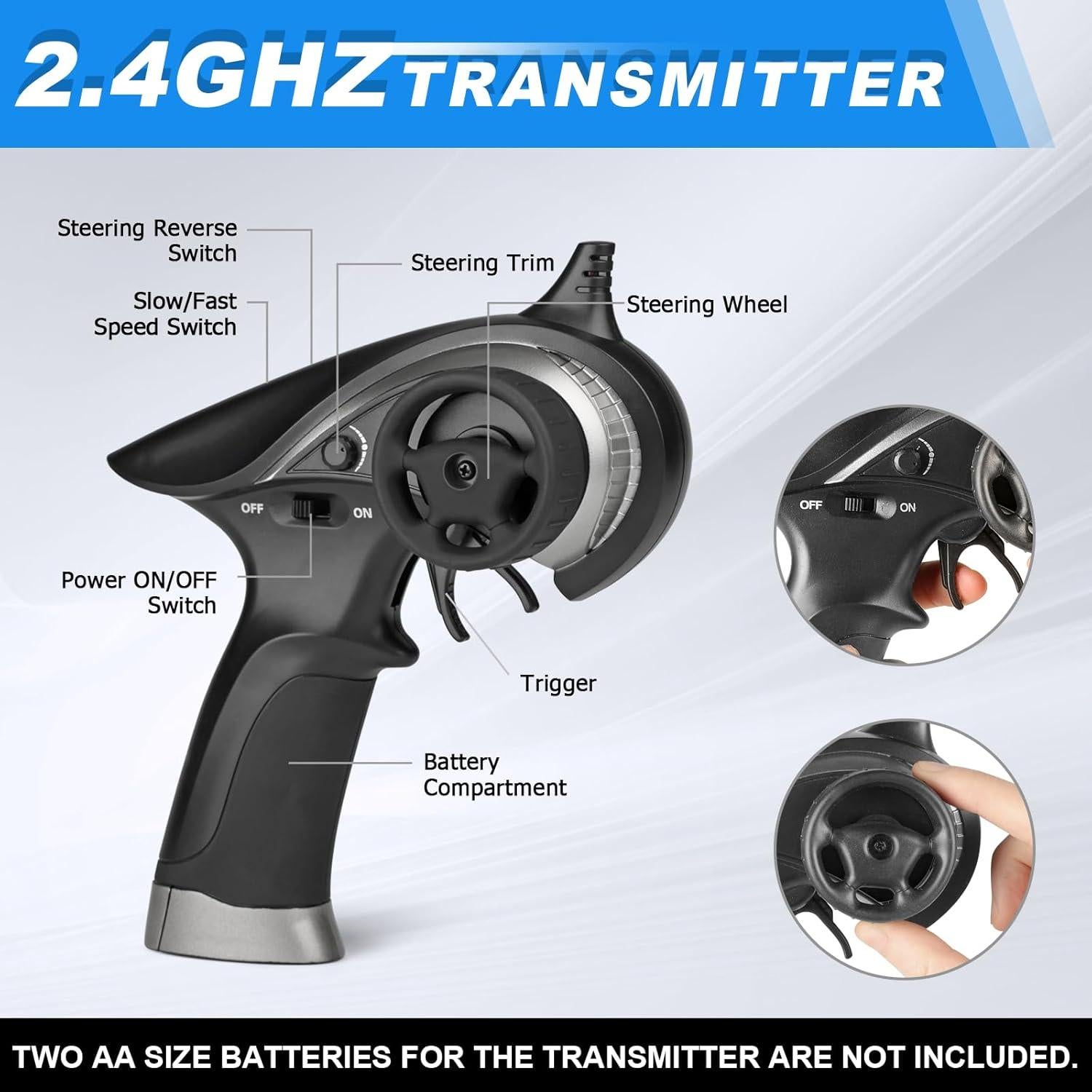 Coche RC Drift 1/18 HAIBOXING 2197 28 km/h 4WD con Giroscopio