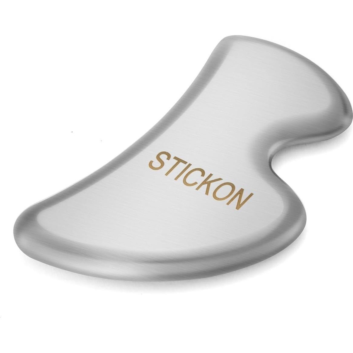 Herramienta de Masaje Gua Sha STICKON Acero Inoxidable 13x8cm