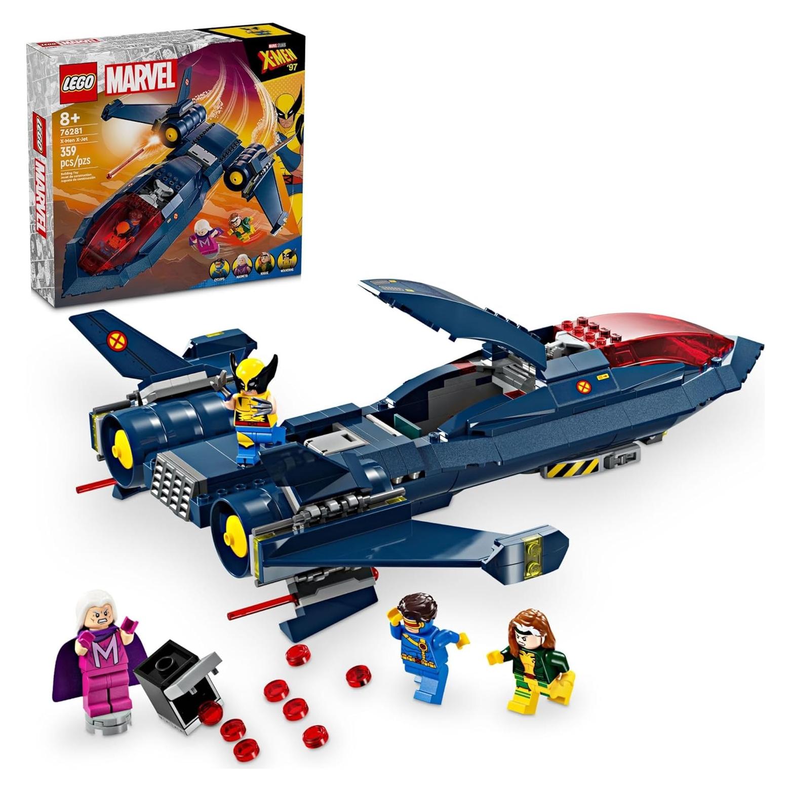 LEGO Marvel X-Men X-Jet 76281 - Juguete de Construcción 0.61 kg