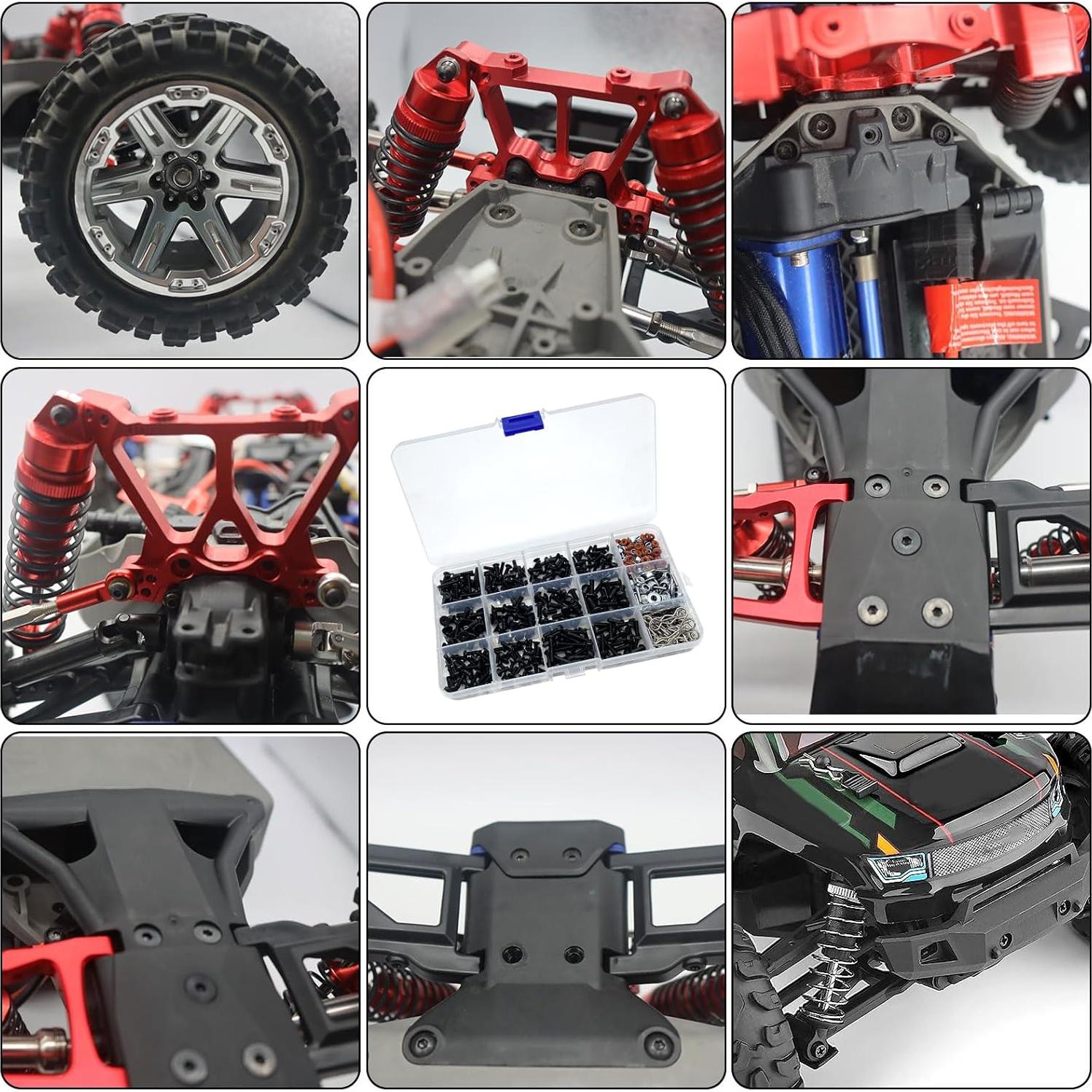 Kit de Tornillos RC 520 Piezas Metal Traxxas Axial Arrma