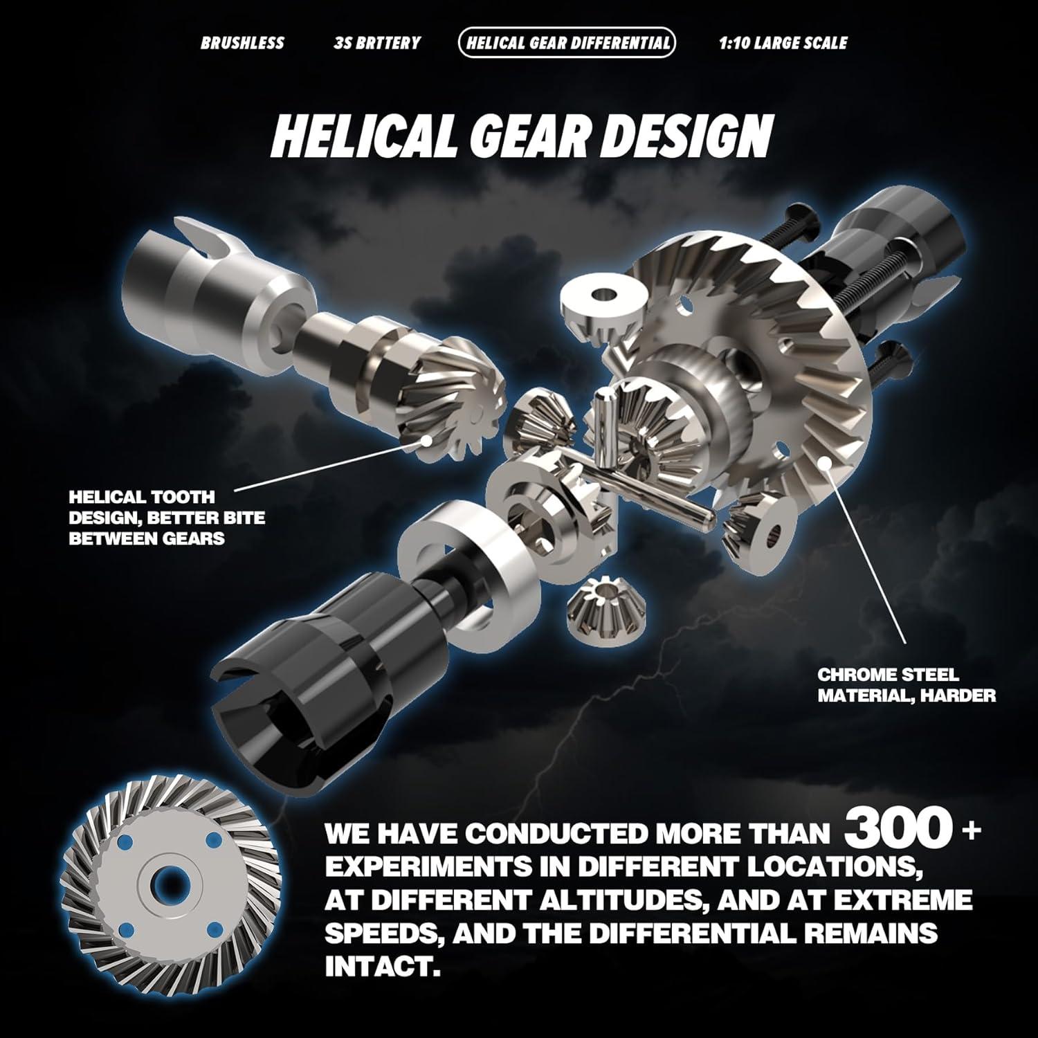 Coche RC Hosim 1:8 Brushless 4WD Todo Terreno 50+KMH